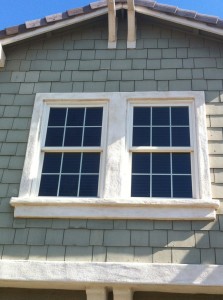 Craftsman Styled Windows Outdoor Sun Screens Before